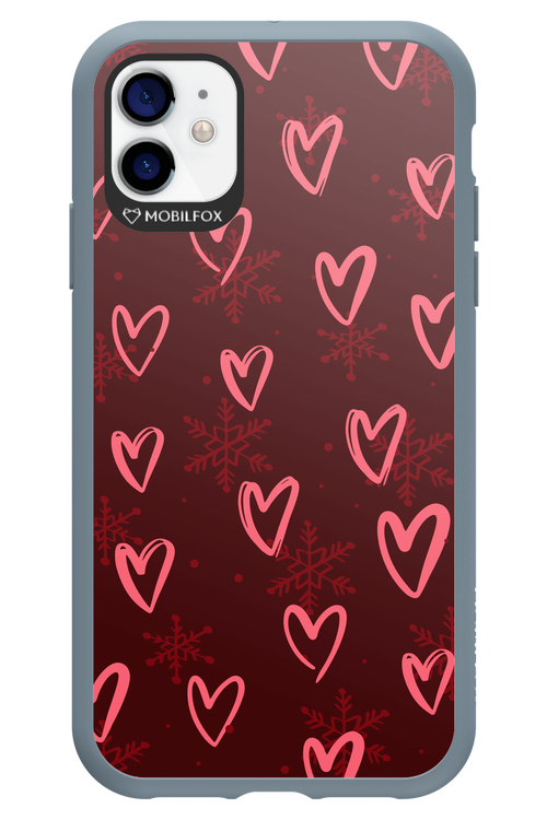Christmas Hearts - Apple iPhone 11