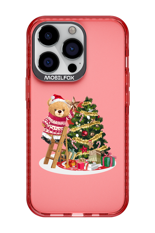 Christmas Bear (Transparent) - Apple iPhone 13 Pro