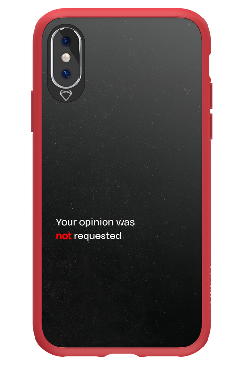 Not Requested - Apple iPhone XS