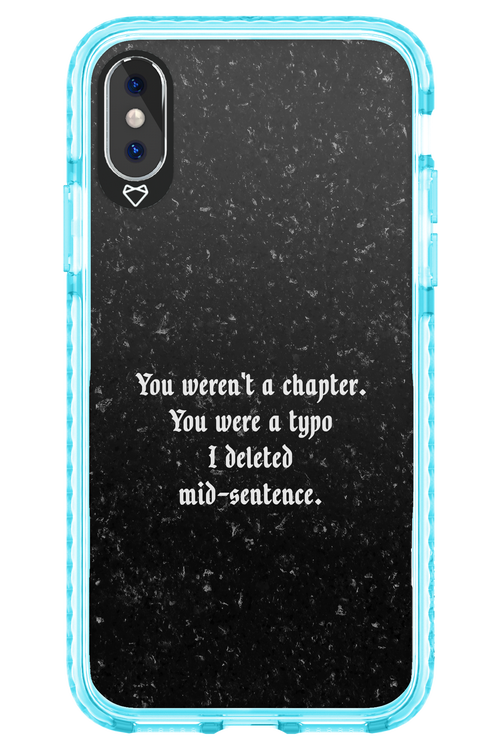 A Typo - Apple iPhone X