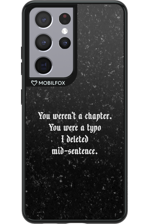 A Typo - Samsung Galaxy S21 Ultra