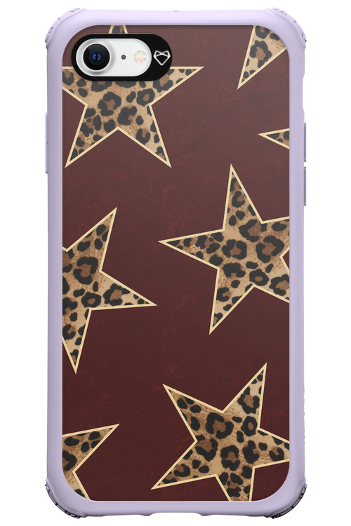 Wild Stars Burgundy - Apple iPhone SE 2020