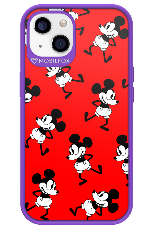 Iconic Mouse (red pattern) - Apple iPhone 13