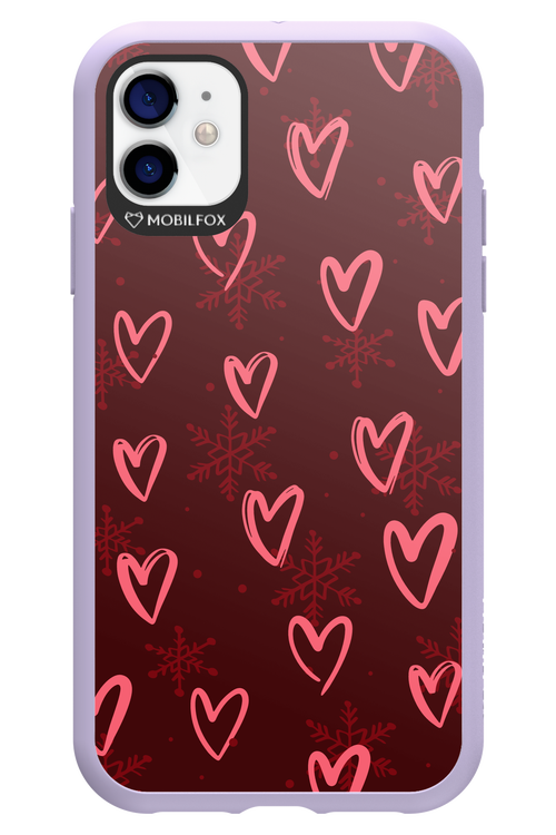 Christmas Hearts - Apple iPhone 11