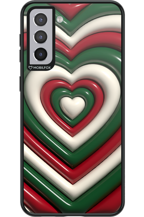 XMAS Hearts - Samsung Galaxy S21+
