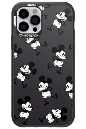 Iconic Mouse (antracite pattern) - Apple iPhone 12 Pro