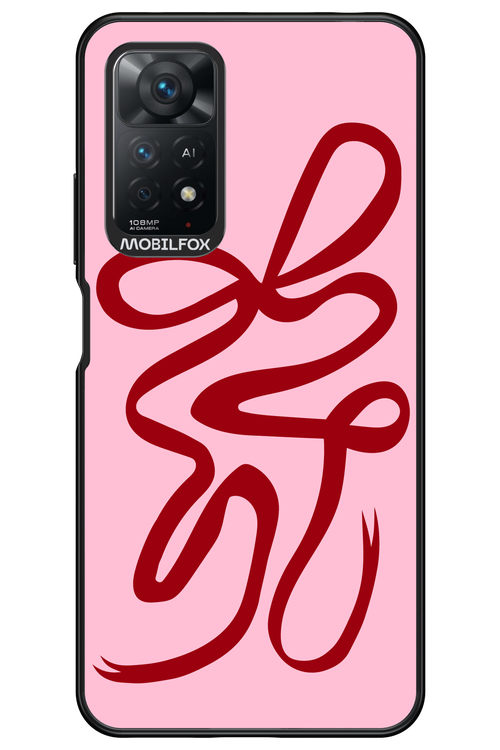 Burgundy Bow - Xiaomi Redmi Note 11Pro 4G/5G