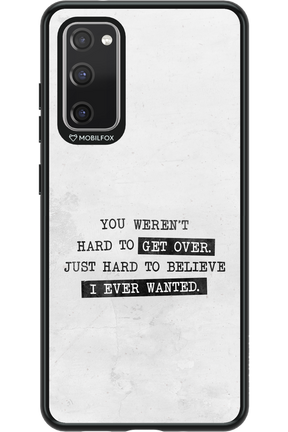 Hard to Believe 2.0 - Samsung Galaxy S20 FE