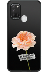 Flower Black - Samsung Galaxy A21 S