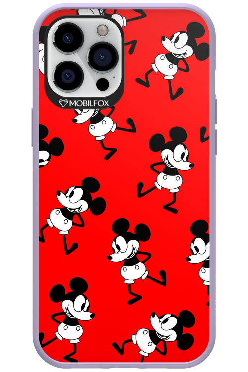 Iconic Mouse (red pattern) - Apple iPhone 12 Pro Max