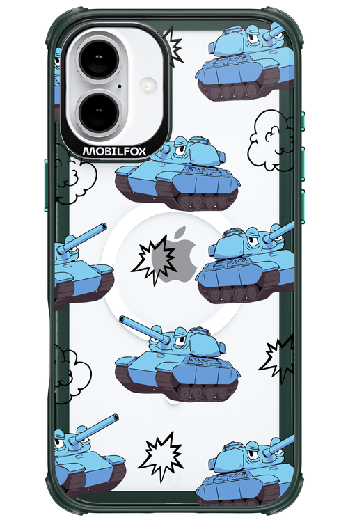 Tank Guy Transparent 2.0 - Apple iPhone 16 Plus