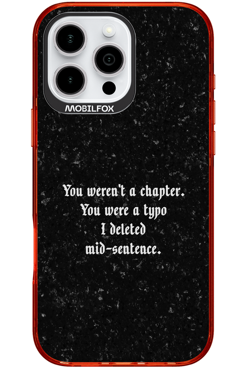 A Typo - Apple iPhone 16 Pro Max