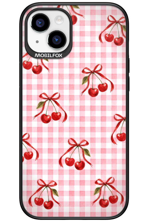 Pink Cherry Checked 2.0 - Apple iPhone 15 Plus