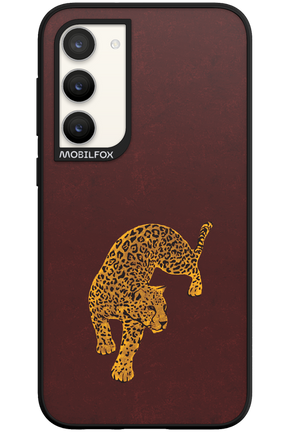 Burgundy Leopard - Samsung Galaxy S23 Plus