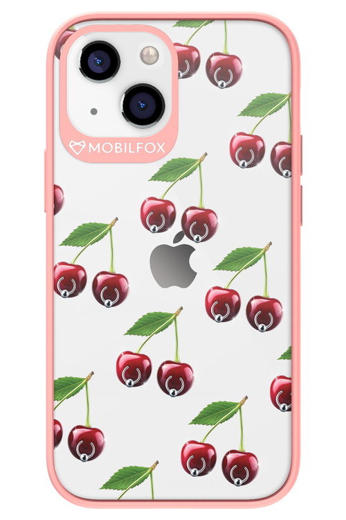 Spicy Cherries Transparent - Apple iPhone 13 Mini