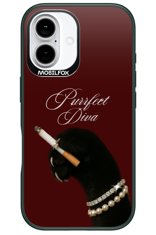 Purrfect Diva - Apple iPhone 16