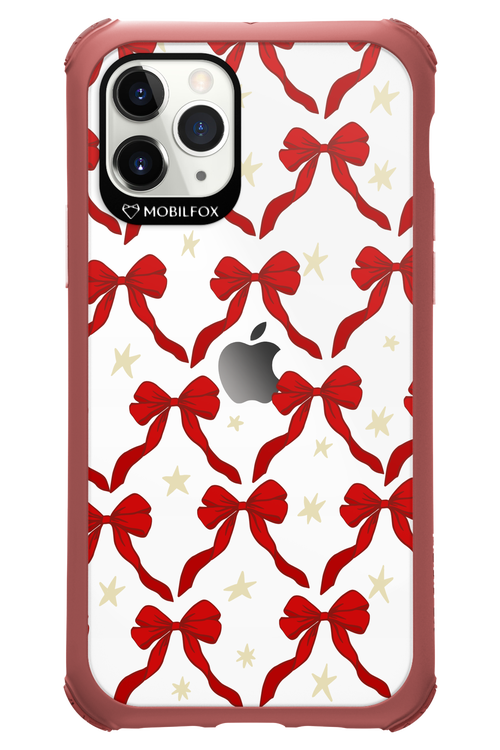 Bow & Stars (Transparent) - Apple iPhone 11 Pro