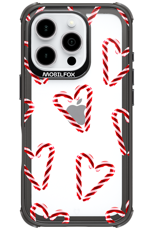 Candy Cane Hearts - Apple iPhone 16 Pro