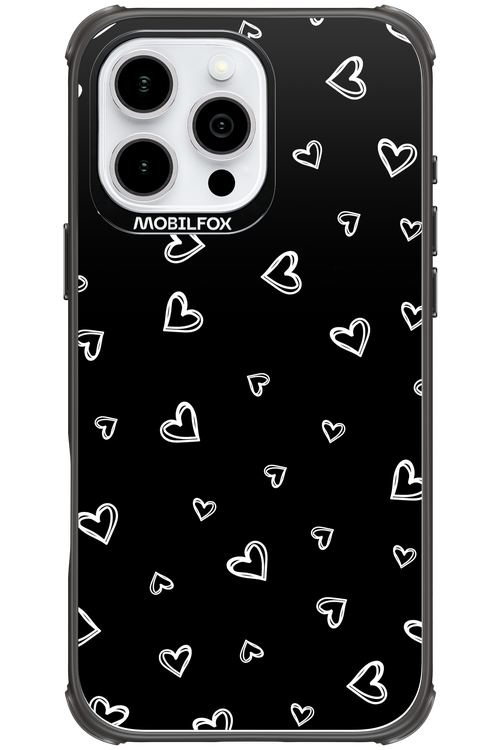 Monochrome Hearts 2.0 - Apple iPhone 16 Pro Max