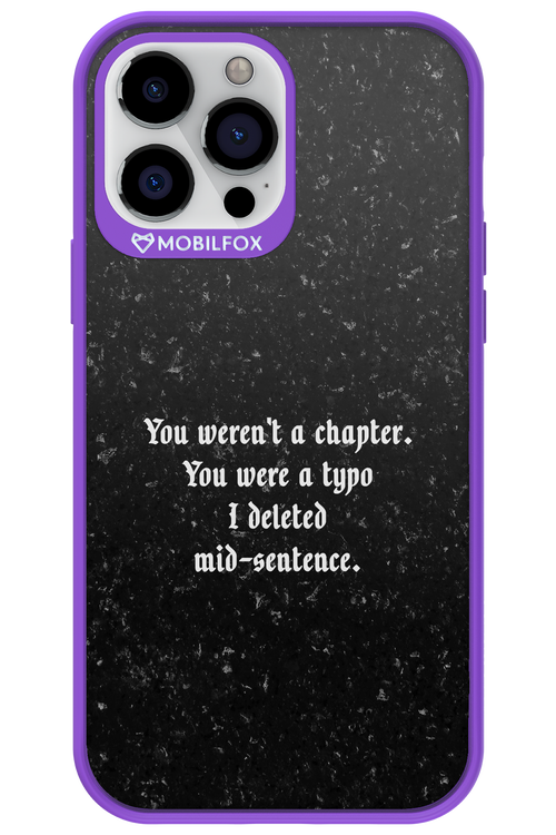 A Typo - Apple iPhone 13 Pro Max