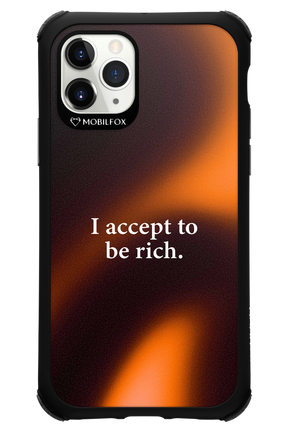 I accept to be rich - Apple iPhone 11 Pro