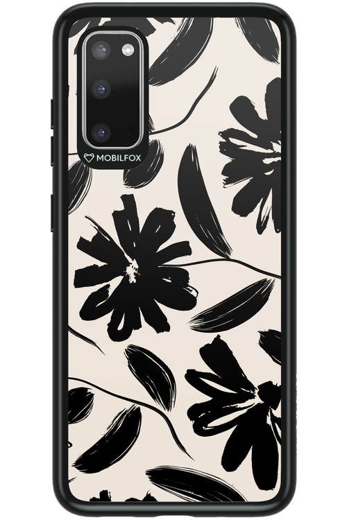 Monochrome Flowerss 2.0 - Samsung Galaxy S20