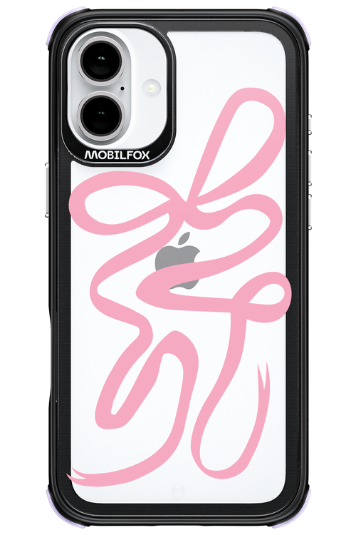Pink Bow - Apple iPhone 16 Plus