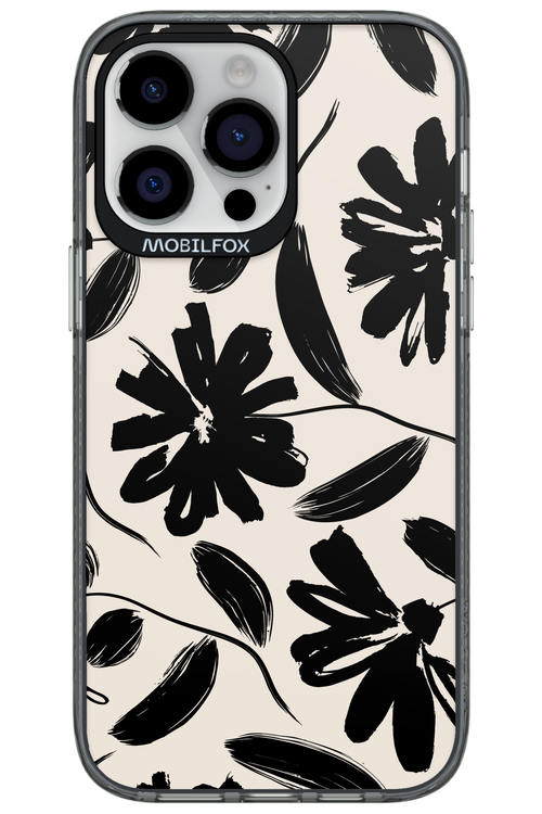 Monochrome Flowerss 2.0 - Apple iPhone 14 Pro Max
