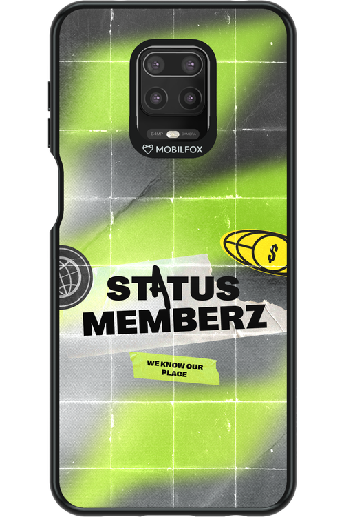 Status Memberz - Xiaomi Redmi Note 9 Pro