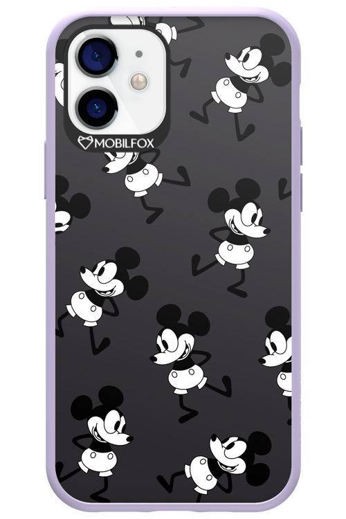 Iconic Mouse (antracite pattern) - Apple iPhone 12