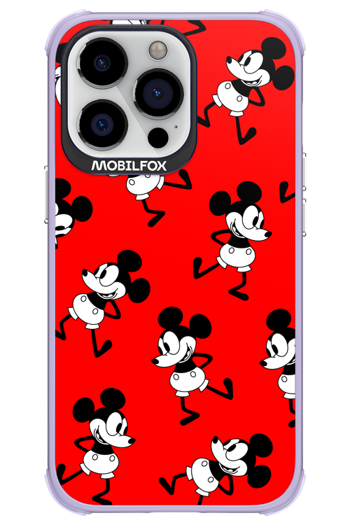 Iconic Mouse (red pattern) - Apple iPhone 13 Pro