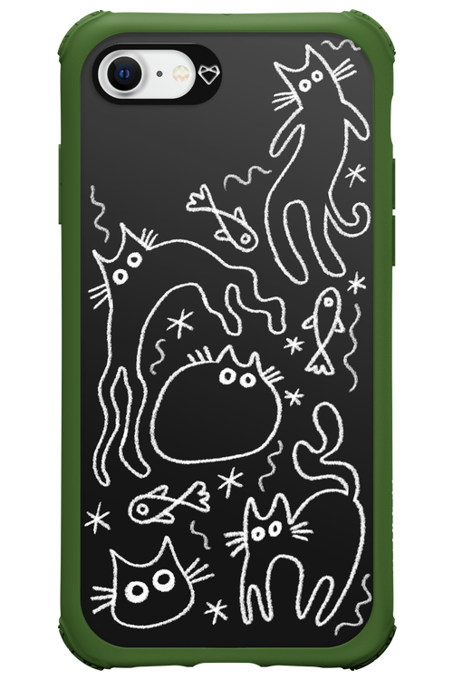CHALK_CATS 2.0 - Apple iPhone 8