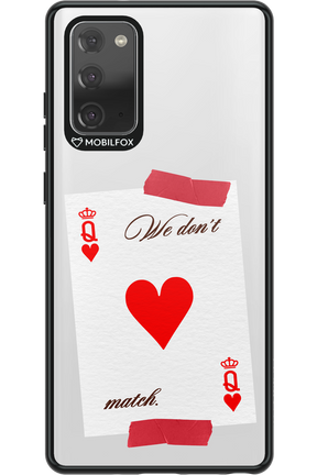 Match Transparent 2.0 - Samsung Galaxy Note 20
