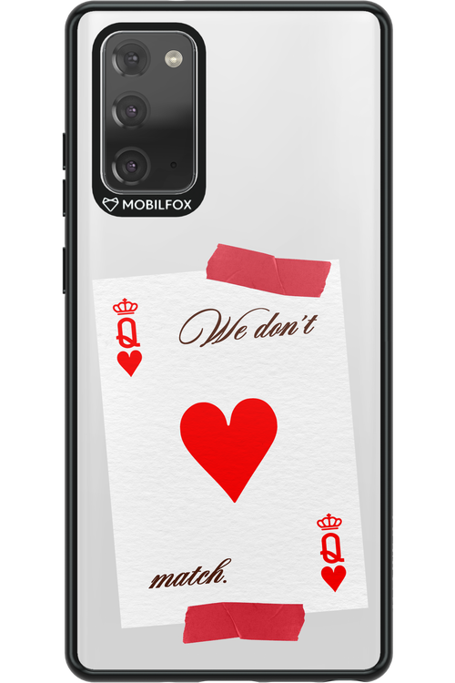 Match Transparent 2.0 - Samsung Galaxy Note 20