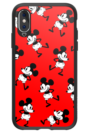 Iconic Mouse (red pattern) - Apple iPhone X