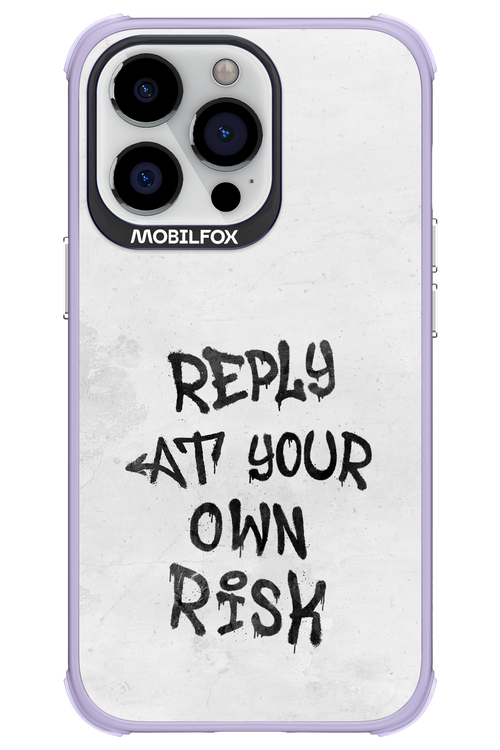 At Your Own Risk 2.0 - Apple iPhone 13 Pro