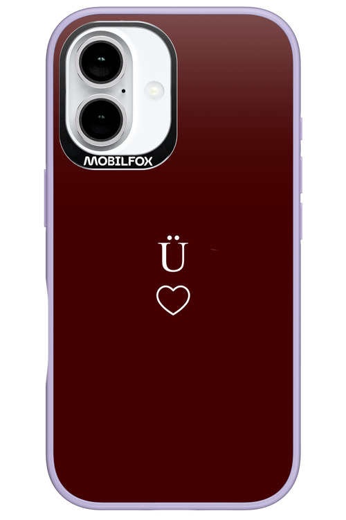 U Burgundia II 2.0 - Apple iPhone 16
