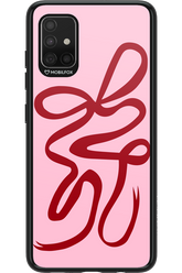 Burgundy Bow - Samsung Galaxy A51