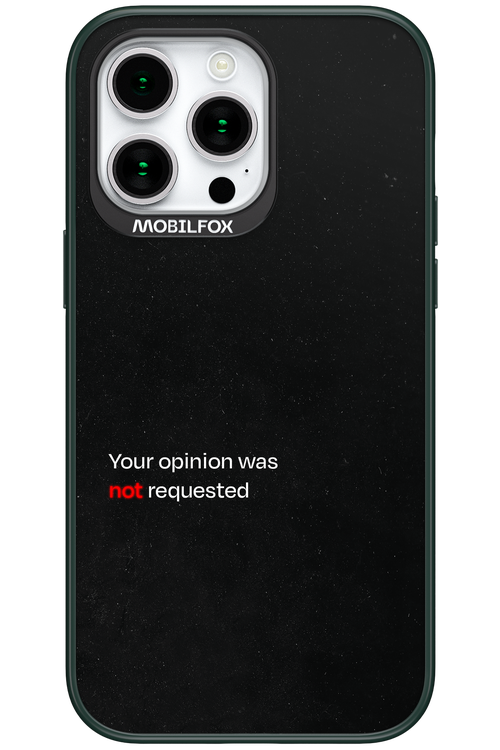 Not Requested 2.0 - Apple iPhone 15 Pro Max
