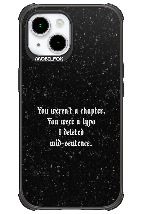 A Typo - Apple iPhone 15