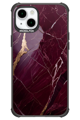 Burgundy Marble - Apple iPhone 15 Plus