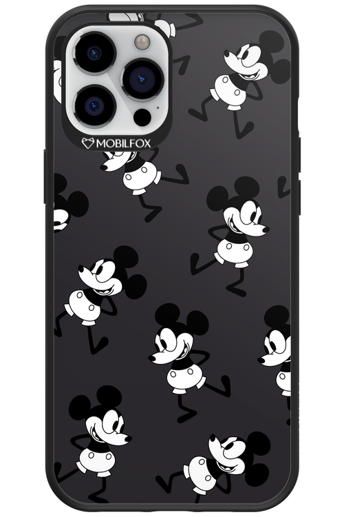 Iconic Mouse (antracite pattern) - Apple iPhone 12 Pro Max