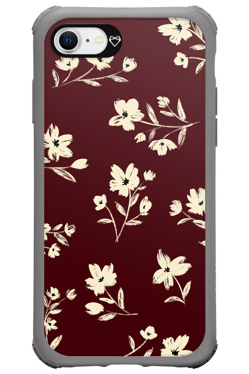 Bloom of Burgundy - Apple iPhone 8