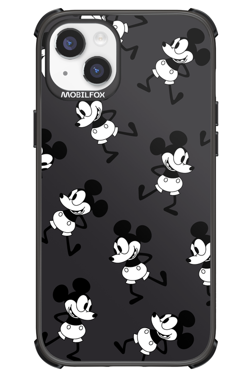 Iconic Mouse (antracite pattern) - Apple iPhone 14 Plus