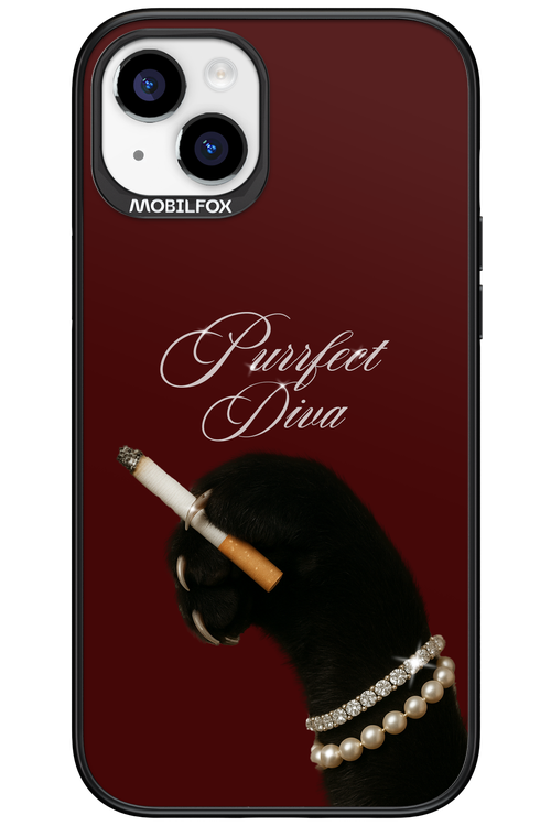 Purrfect Diva - Apple iPhone 15 Plus