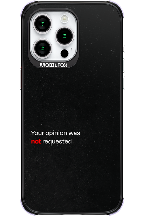 Not Requested 2.0 - Apple iPhone 15 Pro Max