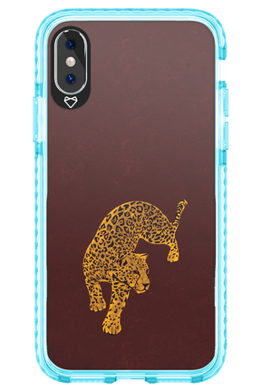 Burgundy Leopard - Apple iPhone XS