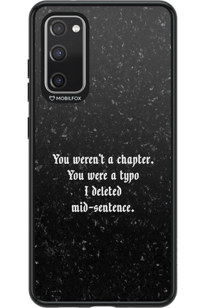 A Typo - Samsung Galaxy S20 FE