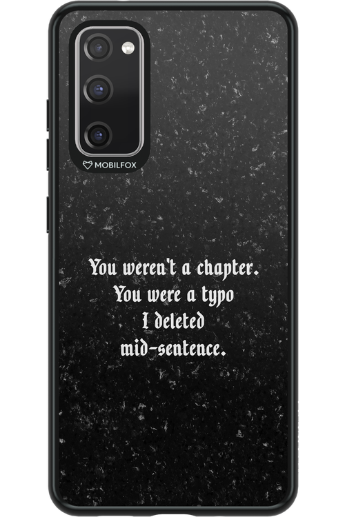 A Typo - Samsung Galaxy S20 FE