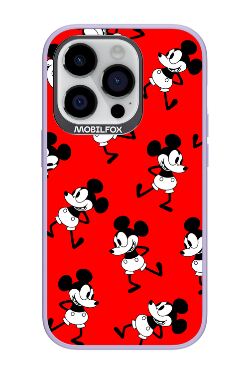 Iconic Mouse (red pattern) - Apple iPhone 14 Pro